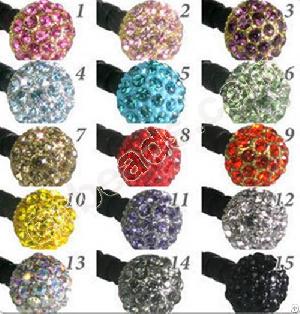 Iphone4 Dust Plug Rhinestone Dust Plug Stopper 2012 Fashion Phone Decoration