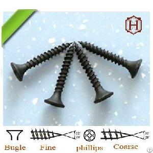 Gypsum Board Screws, Coarse Thread Black Phospahted