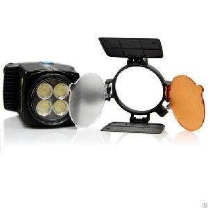 Fv R4 With Barn Doors On-camera Led Video Light Kit For Dv Camcorder Lighting