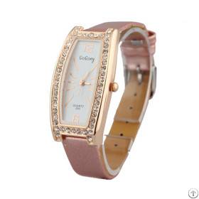 Fashion Quartz Movement Rectangle Case Watch More Colors Available