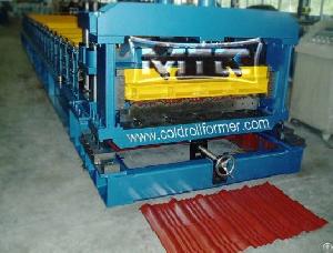 Glazed Roofing Tile Roll Forming Machine By Shanghai Mtc