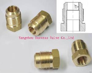 Turned Brass Connector, Turning Brass Fittings, Precision Fittings