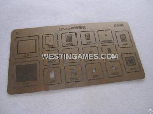 cpu ic rework bga reballing stencil template iphone 4s jp3006