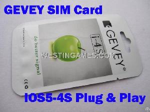 gevey plus ios5 4s ultra s unlock sim card iphone ios 5 1