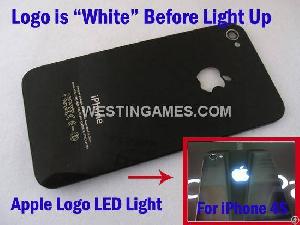 luminescent logo light up led mod kit apple iphone 4s