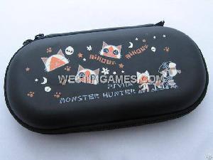 Protective Hard Carry Aiform Bag Monster Hunter For Ps Vita Black