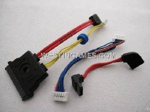 Replacement Hard Drive Power And Sata Hdd Data Cable Set For Xbox360 Slim Pulled