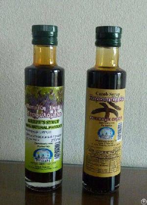 Carob Syrup And Grape Syrup From Cyprus