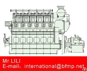 Hanshin Diesel Lh, Lz, Series Four Stroke Low Speed Generator