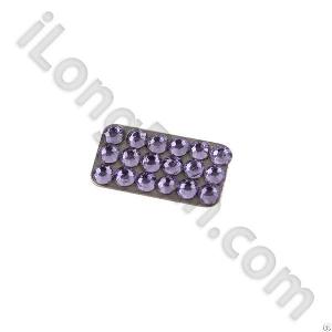 Colourfull Crystal Home Buttons Sticker For Samsung I9100 I9000-green