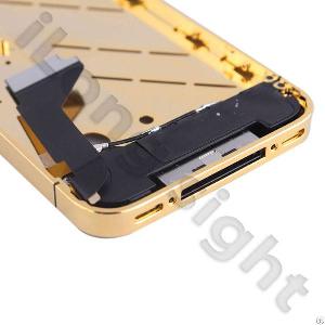 Complete Full Mid Frame Plate Housing Assembly For Iphone 4g-gold