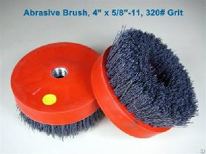 320 grit abrasive brush antiquing 100mm