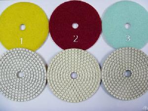 White Flexible 3-step Polishing Pads