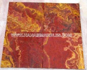 Multi Red Onyx Tiles