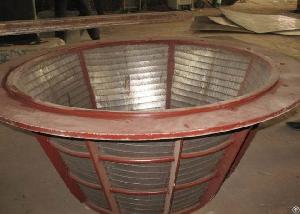 Profile Wire Screen Basket For Mine Industry