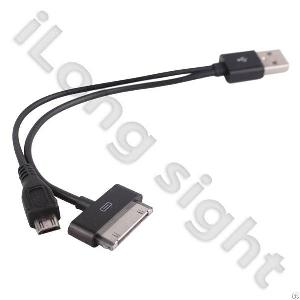 New Micro Mhl Usb To Hdmi Adapter Cable For Hpmi To Tv Micro Usb From Mobile Power Supply Black