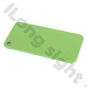 Pure Color Series Back Cover For Iphone 4-green