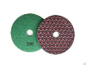 Premium 4 Inch Dry Polishing Pads #200 Grit Dmd-02