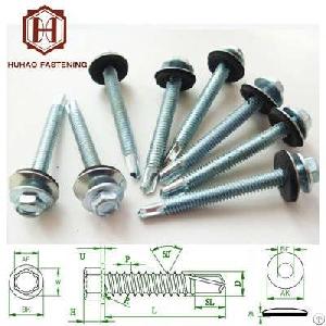 Hexagonal Head Zinc Coated Screws