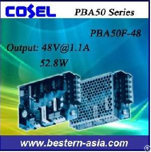 48v 53w Cosel Ac / Dc Switching Power Supply Pba50f-48