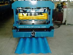 glazed roof tile forming machine building