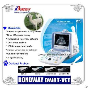 Veterinary Diagnostic Ultrasound Imaging System Bw8t-vet Portable / Hand-carried Style