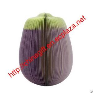 Eggplant Shaped Memo Pad