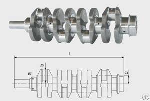 Deutz Mwm Deutz 226b Diesel Crankshaft