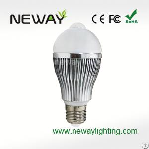 E27 6w Smd 5630 Infrared Sensor Intelligent Controlled Led Bulb