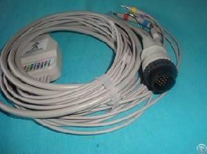 Kanz / Kenz Ekg / Ecg Cable With 10 Leads Pc-104 Rsd K123