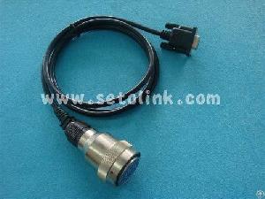 obd adapter cable db9pin female benz 38pin