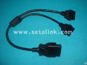 Obdii Male To Female Cablebwm Benz Mazda Honda Ford Obd Adapter