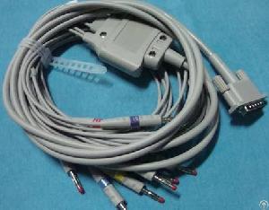 Philips Ekg Cable Banana Aha Philips M3703c Ekg Cable