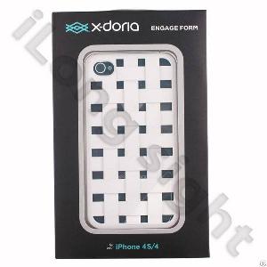 Cross And Ventilated Hard Case Iphone 4 / 4s-white