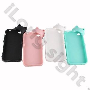 Kiki Series Lovely Cate Tpu Case For Iphone-4s