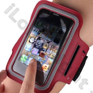 Sport Armband For Iphone 4 / 4s / 3g / 3gs / All Ipod Red