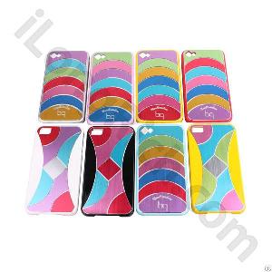 The Colorful Hard Rainbow Case For Iphone 4 / 4s Case