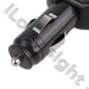 Universal Usb Car Charger For Iphone Ipad Ipod And All Usb Charging Cable Black