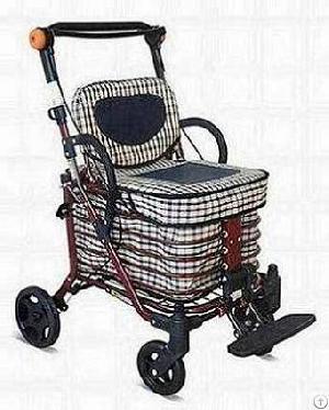 Steel Shopping Cart 001c With Brake And Fixed Parking Device