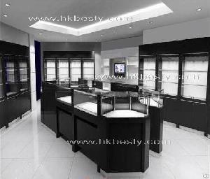 Jewelry Shop Design 3d With High Power Led Lights