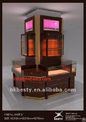 Multifuntional Jewellery Display Showcase With High Power Led Lights