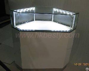 watch display counter showcase store shopping mall kiosk