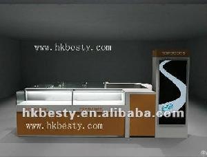 Watch Kiosk And Display Kiosk And Retail Store Furniture With High Power Led Lights