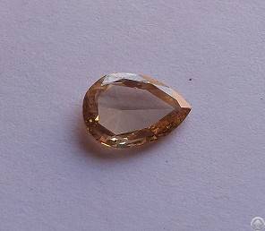 brown pear shape rose cut diamond 1 50carat