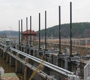 raise lower power station dampers