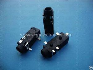 jack socket surface mount 3 5mm 5 pins