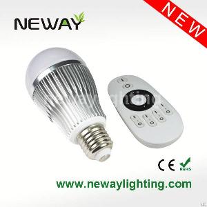 2.4g E27 E26 Remote Control System Led Light Bulb