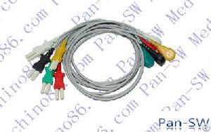 Spacelabs 5-leadwires, Iec, Snap 700-0007-09