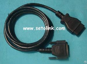 Obd-ii 16female To Obd-ii 16p Male Cable