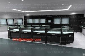 Led Watch Display Showcase And Counter And Wall Cabinet